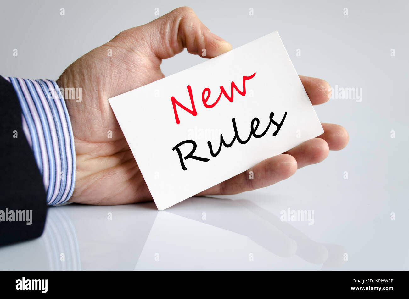new-rules-text-concept-stock-photo-alamy