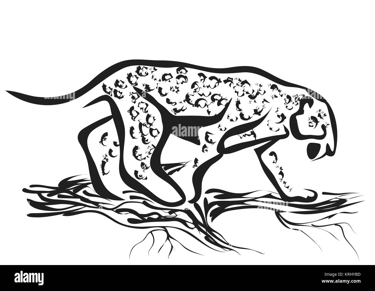 Wild jaguar Black and White Stock Photos & Images Alamy