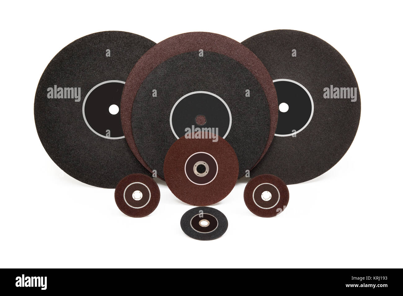 Grinding and polishing Industrial wheels Stock Photo Alamy