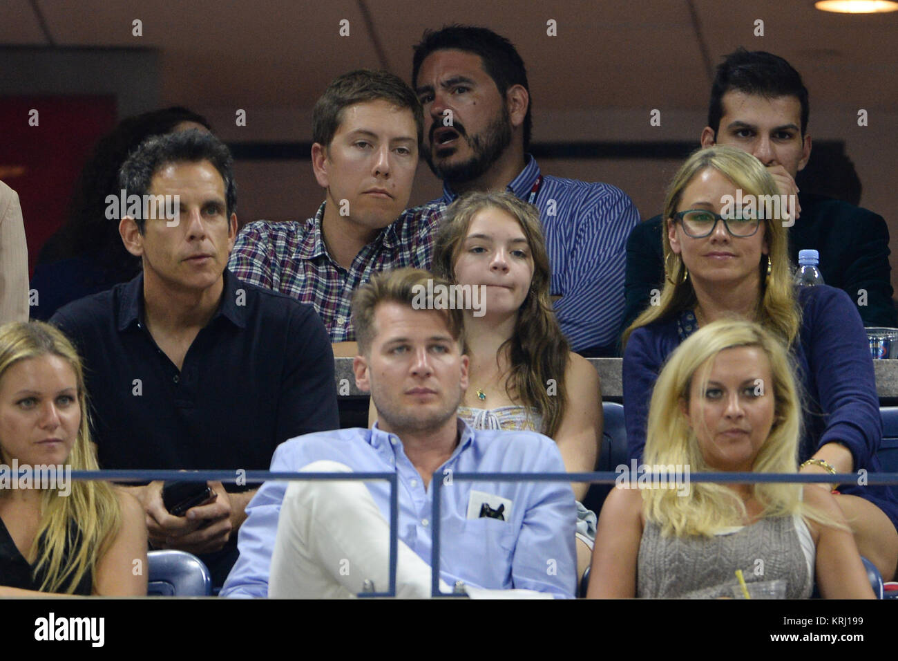 NEW YORK, NY - AUGUST 31: Ben Stiller, Ella Olivia Stiller, Christine