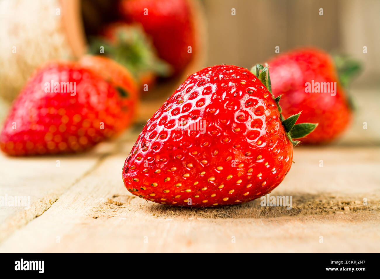 strawberry , selective focus Stock Photo - Alamy