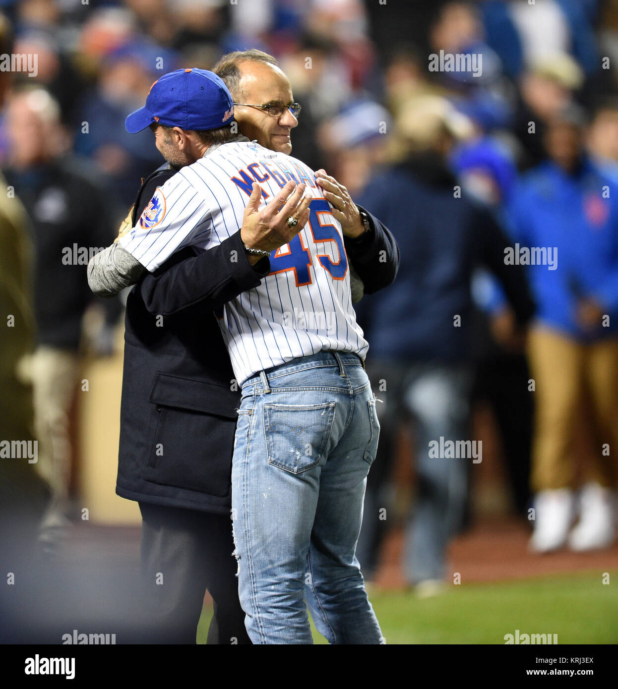 Tim McGraw throws first pitch to Franco 