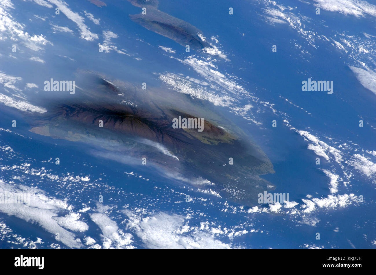Hawaiian Vog Stock Photo