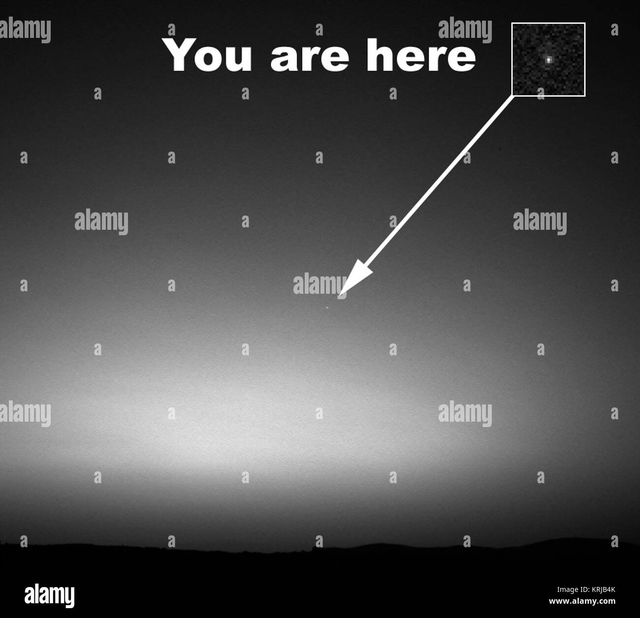 This is the first image ever taken of Earth from the surface