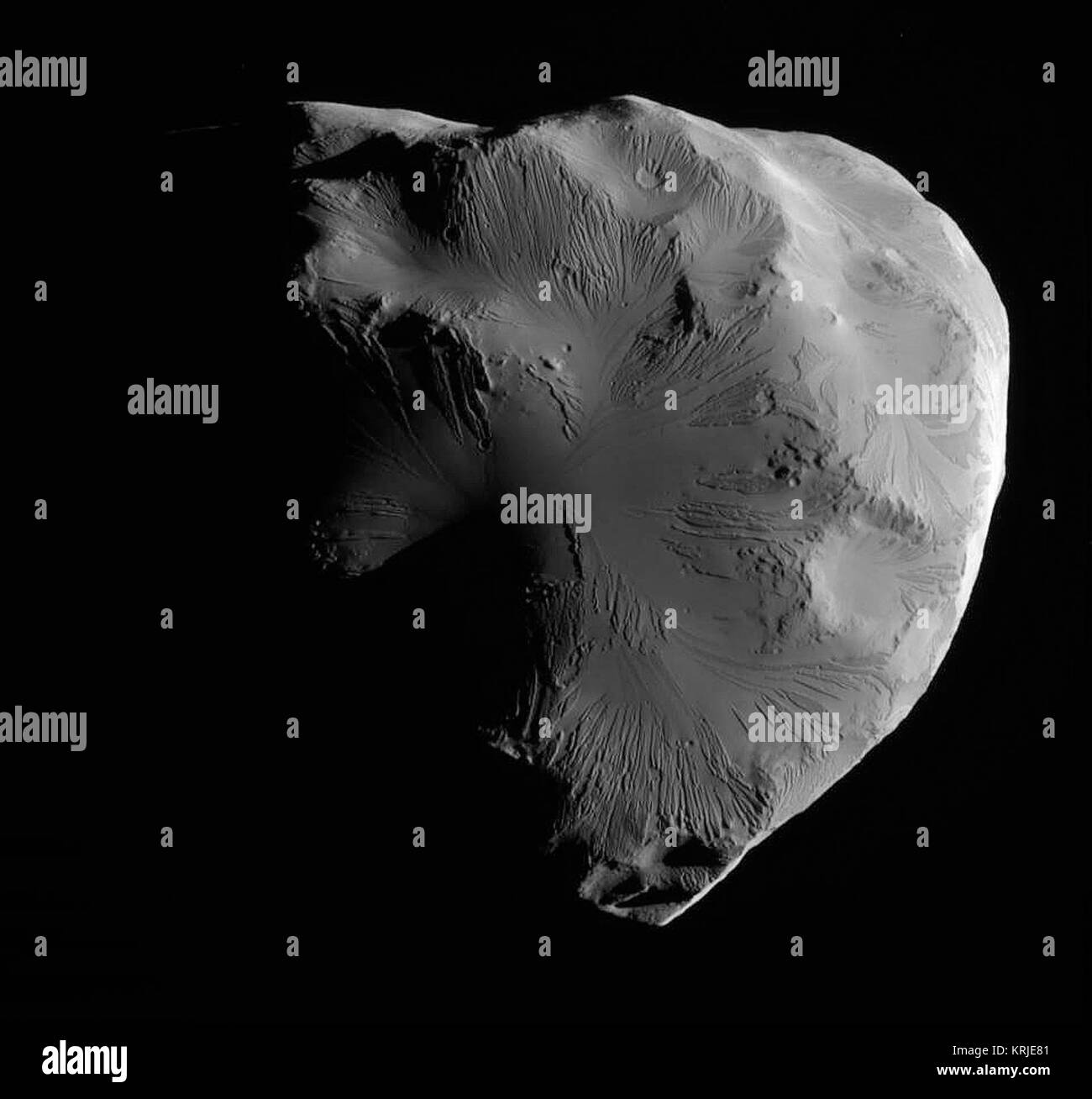 Helene Direction Leading hemisphere of Helene - 20110618 Stock Photo - Alamy