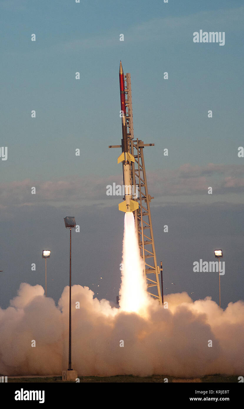Terrier-Improved Orion sounding rocket launches RockOn 2011 experiments 2 Stock Photo