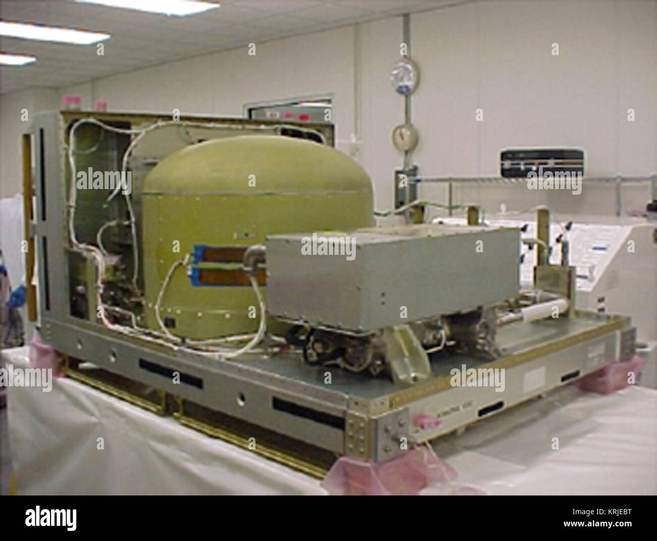STS-135 A Pump Module with the cover removed Stock Photo