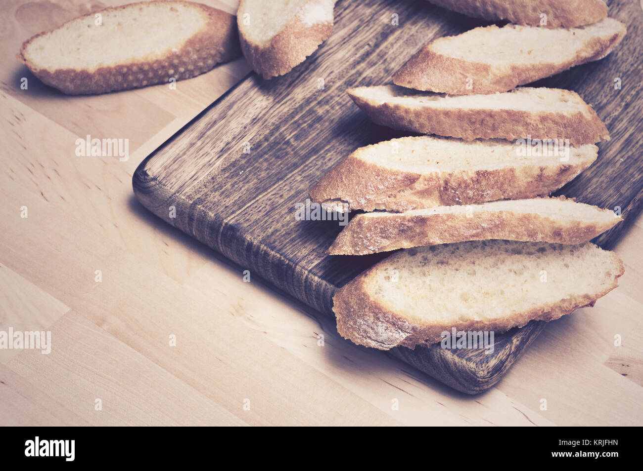Fresh sliced rye baguette on hi-res stock photography and images - Alamy