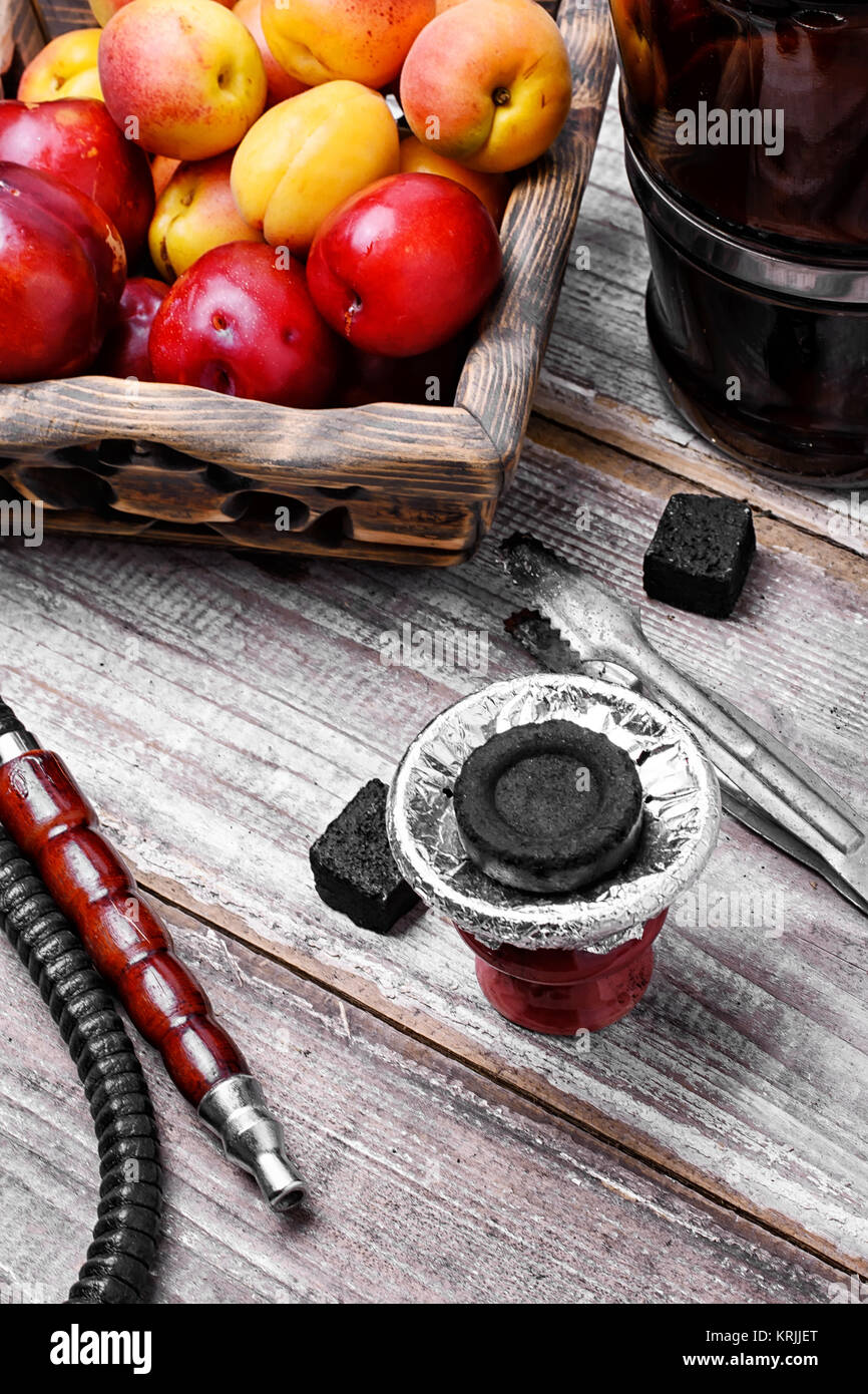 Hookah with the aroma of plums Stock Photo Alamy