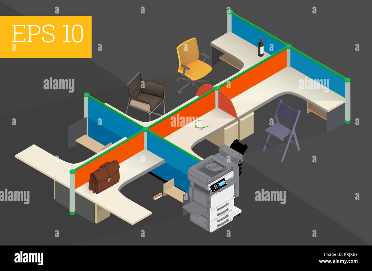 Paper Machine Isometric Isometric offset printing machine hi-res stock photography and images ...