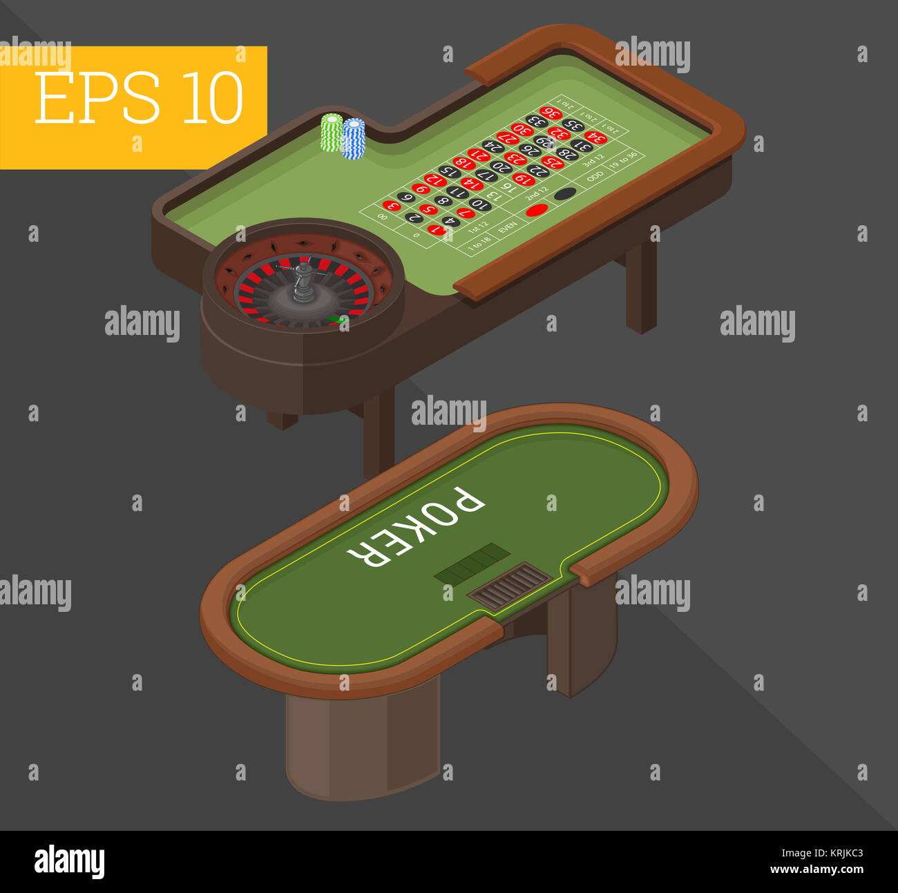 Online Casino Roulette And Gambling Table With Chips Vector Set.  Illustration Design Roulette Table For Casino Royalty Free SVG, Cliparts,  Vectors, and Stock Illustration. Image 80116392.