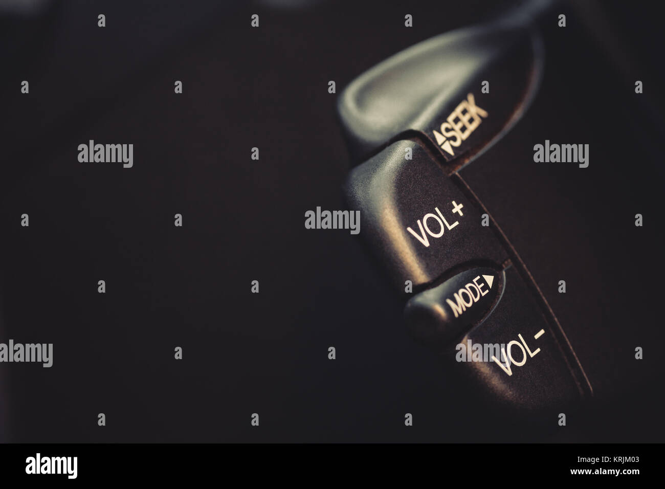 Car radio buttons Stock Photo Alamy