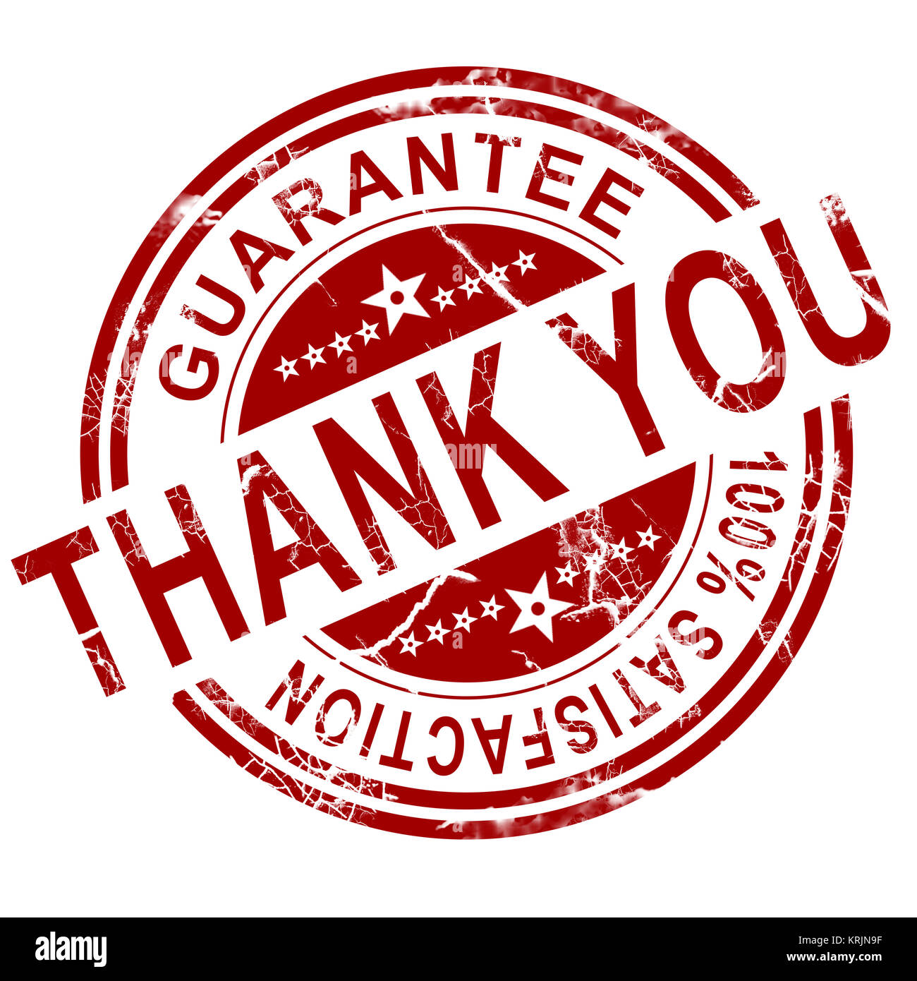Red thank you stamp Stock Photo - Alamy