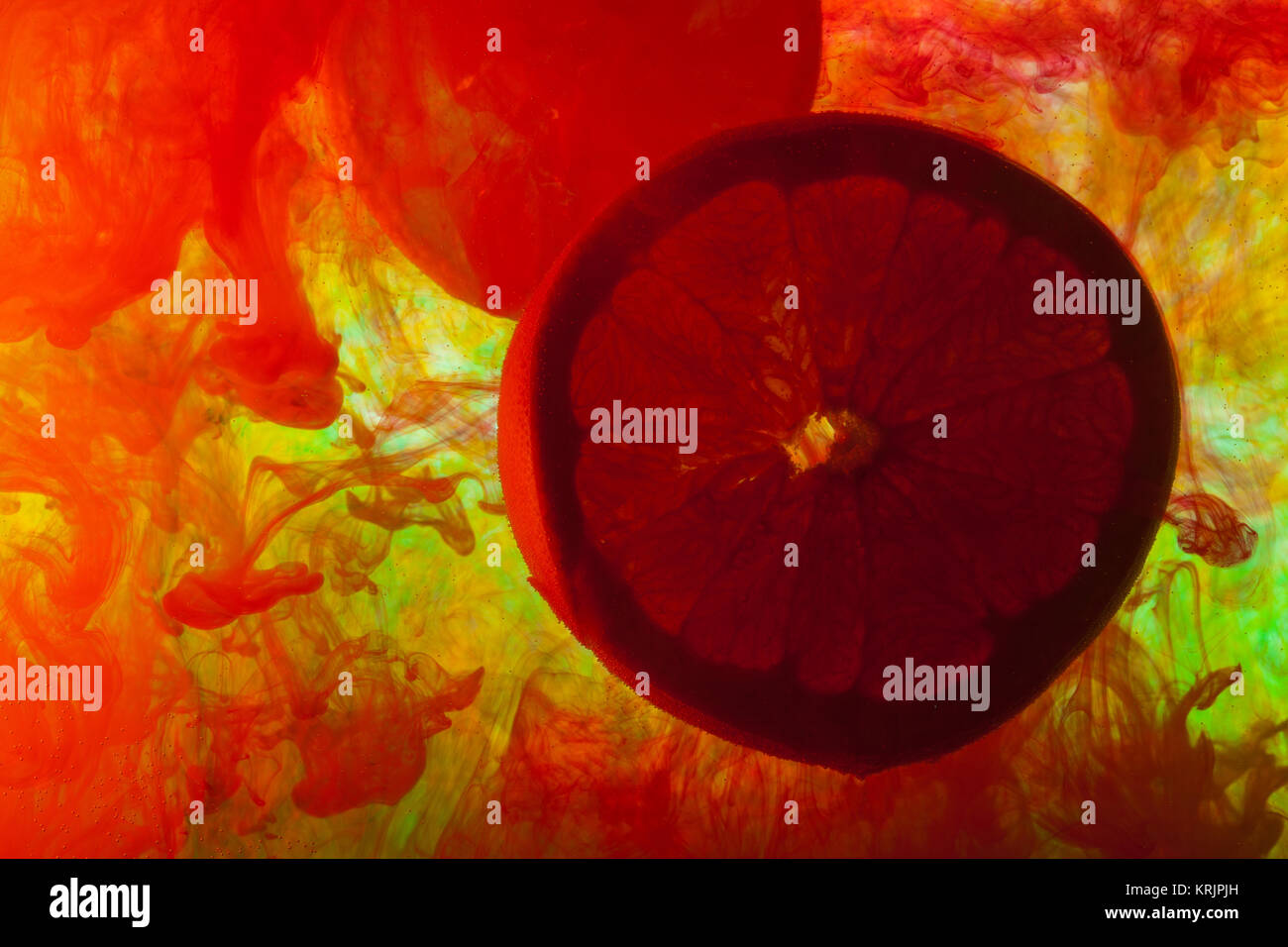 slice oranges in water Stock Photo Alamy