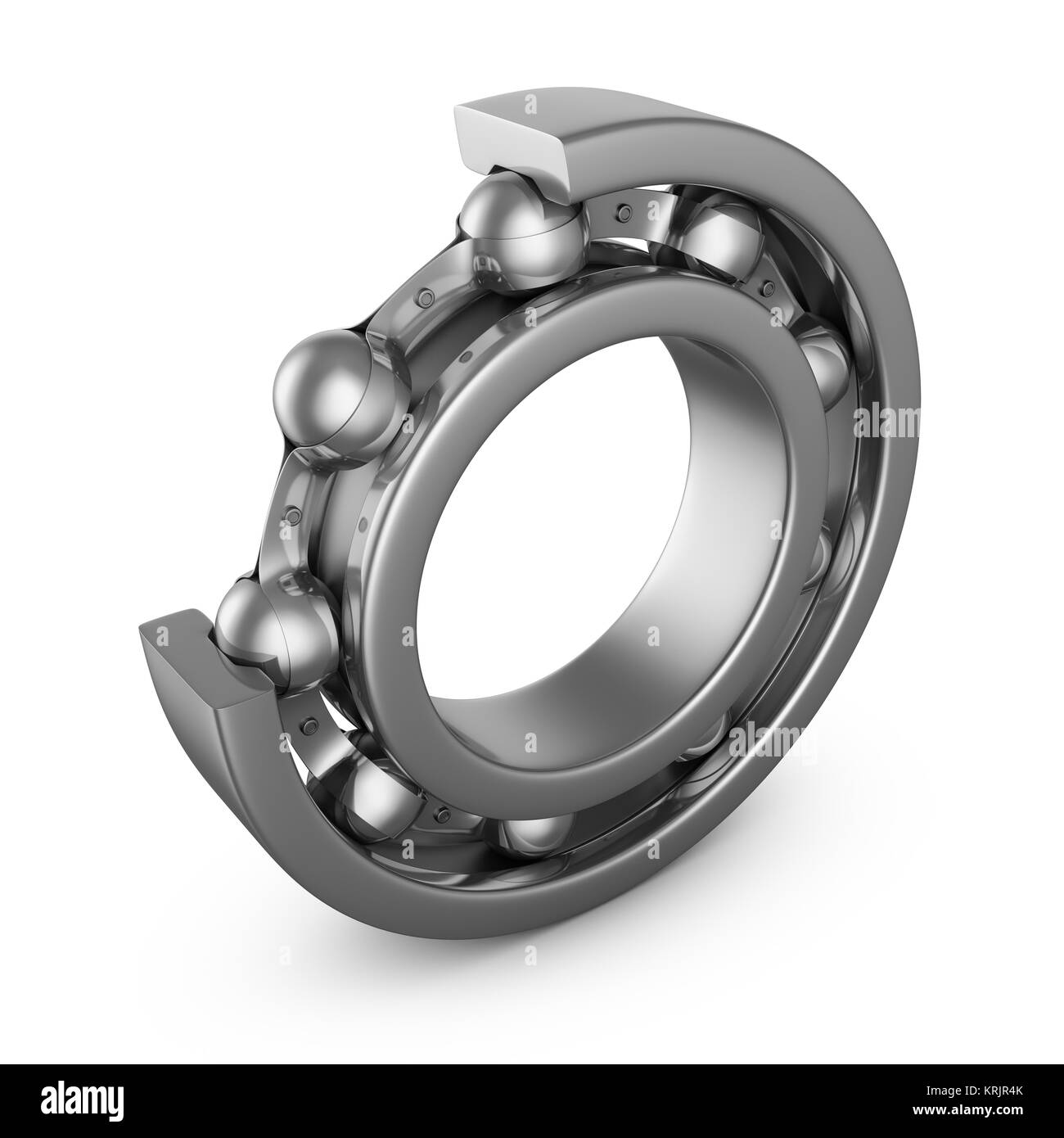 Ball bearing in a cut Stock Photo