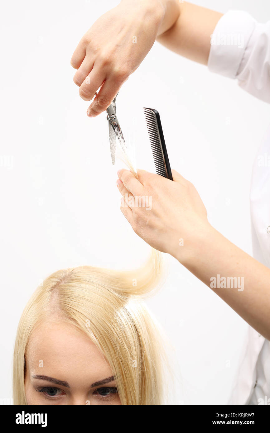 haircut Stock Photo