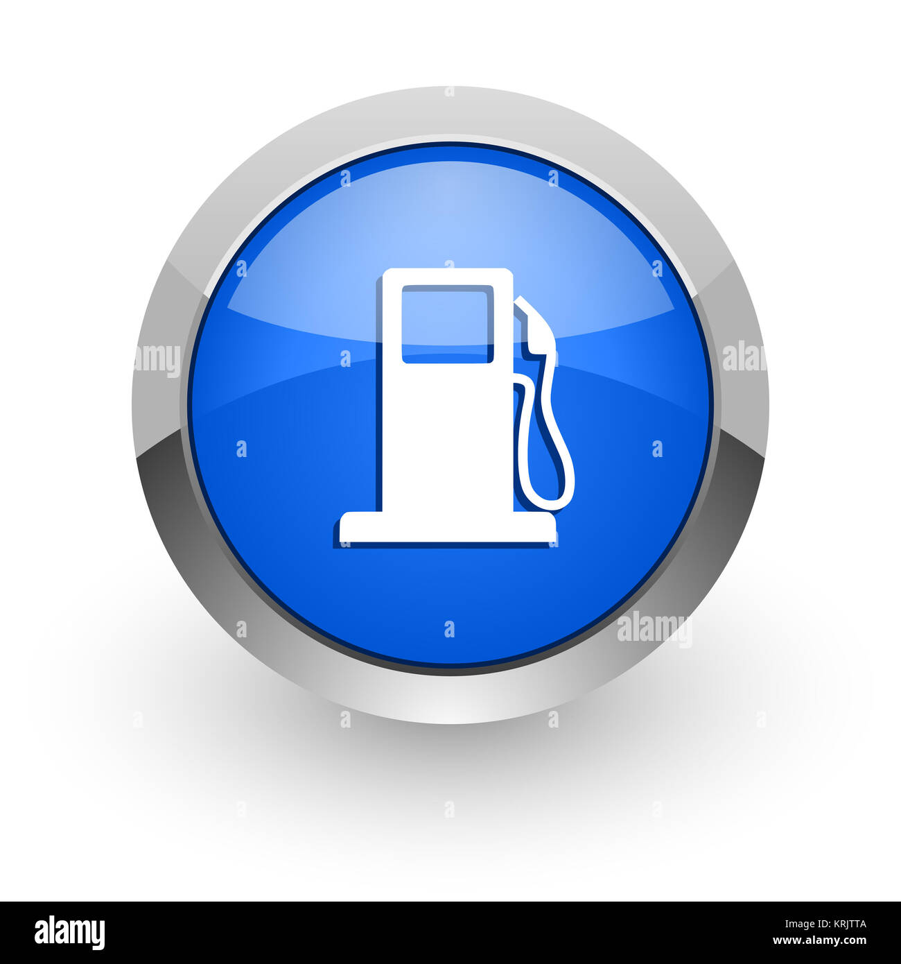 Glossy recycle symbol button icon hi-res stock photography and images ...
