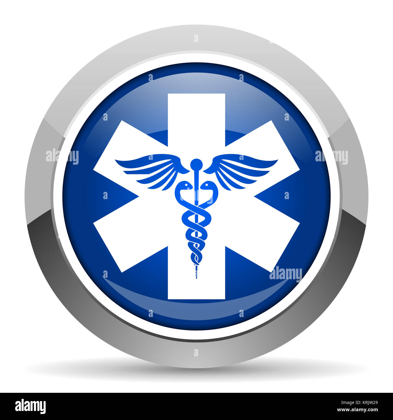 Caduceus and cross Cut Out Stock Images & Pictures - Alamy
