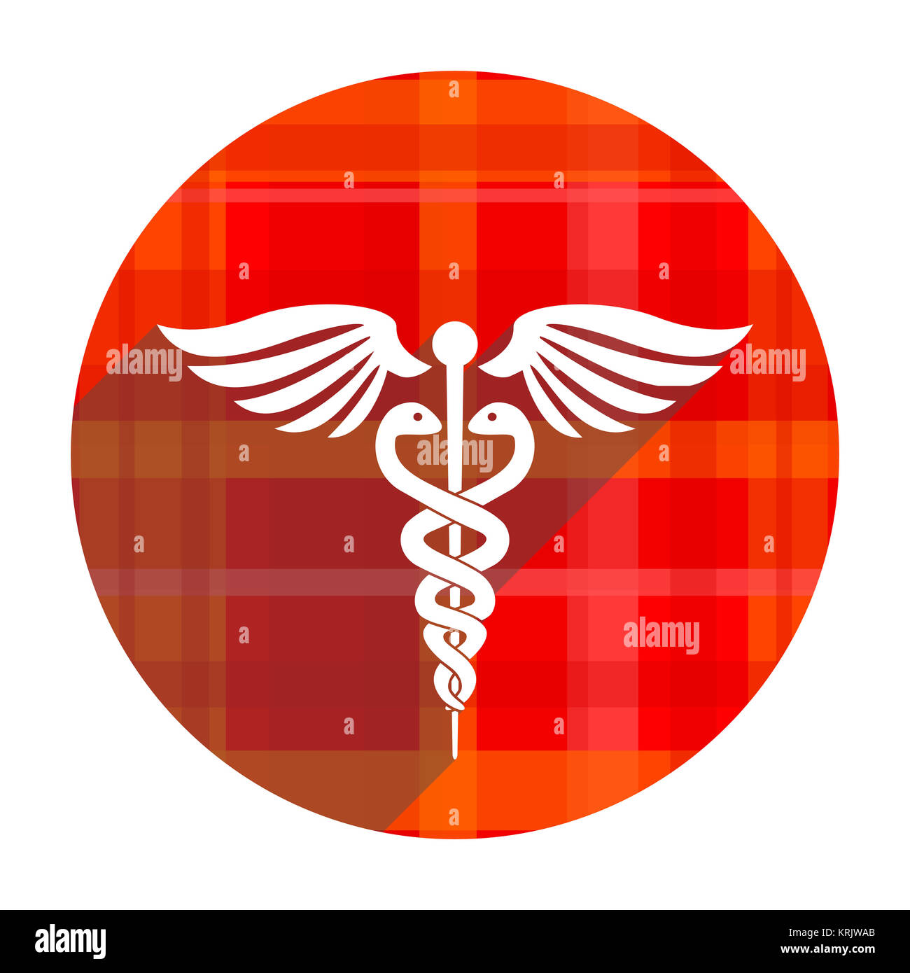 Red health care caduceus symbol Cut Out Stock Images & Pictures - Alamy