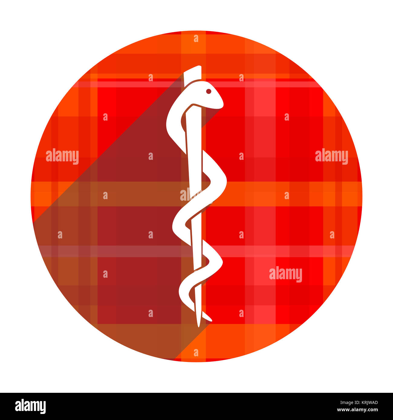 Red health care caduceus symbol Cut Out Stock Images & Pictures - Alamy