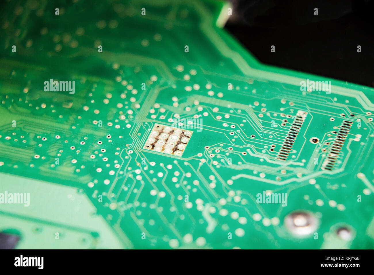 Electronic circuit Board of the computer Stock Photo Alamy