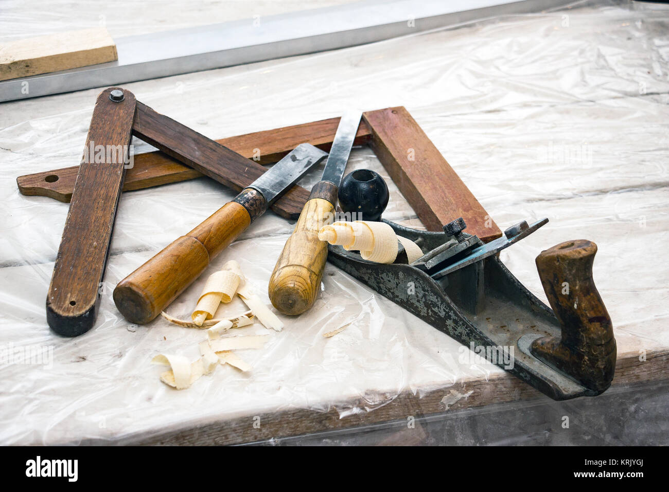 A carpenters tool Stock Photo Alamy