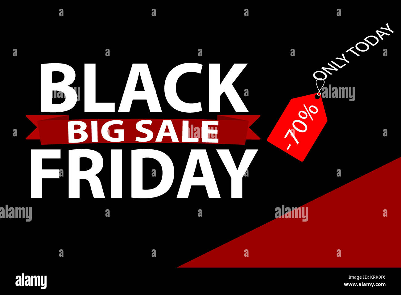 Black Friday offer banner template Stock Photo Alamy