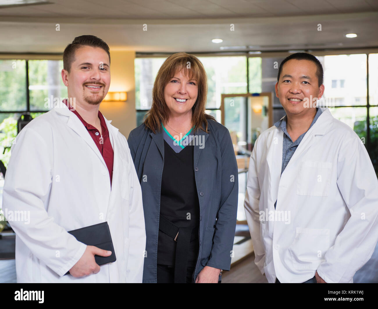 Portrait of physical therapists Stock Photo