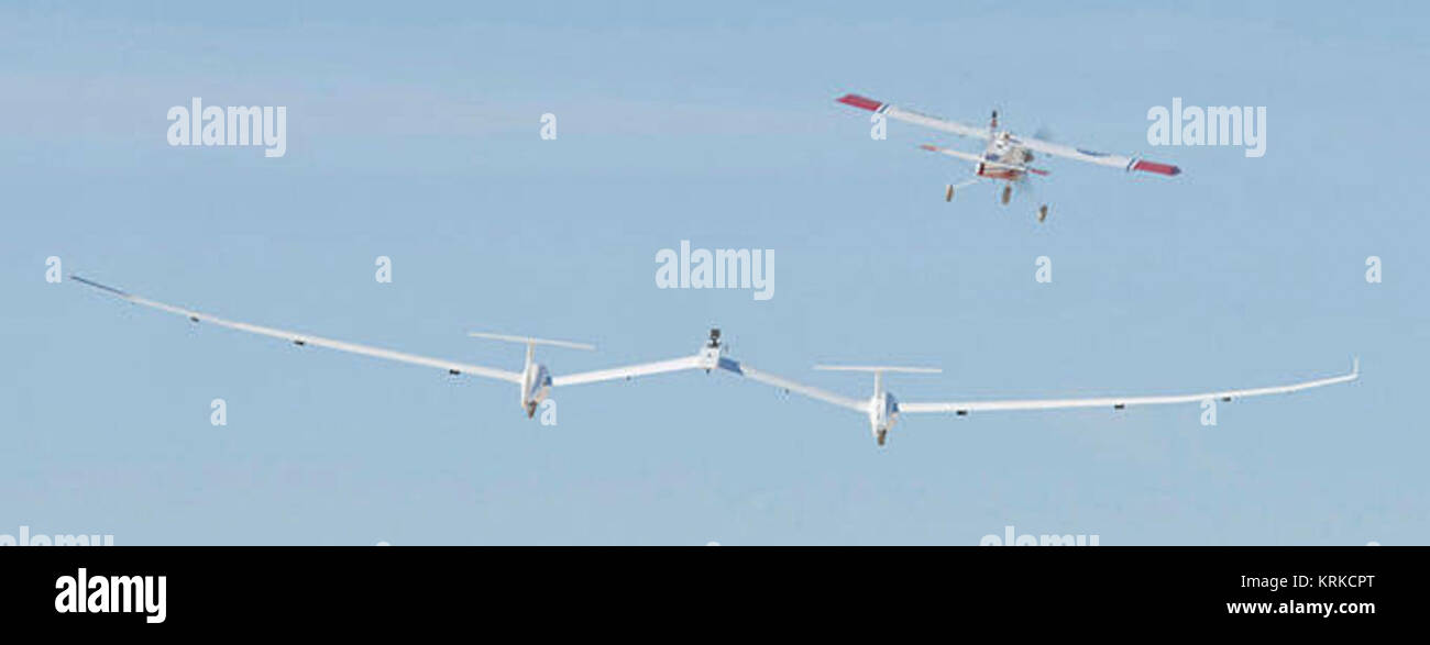 Towed Glider AirLaunch System demonstration flight Stock Photo Alamy
