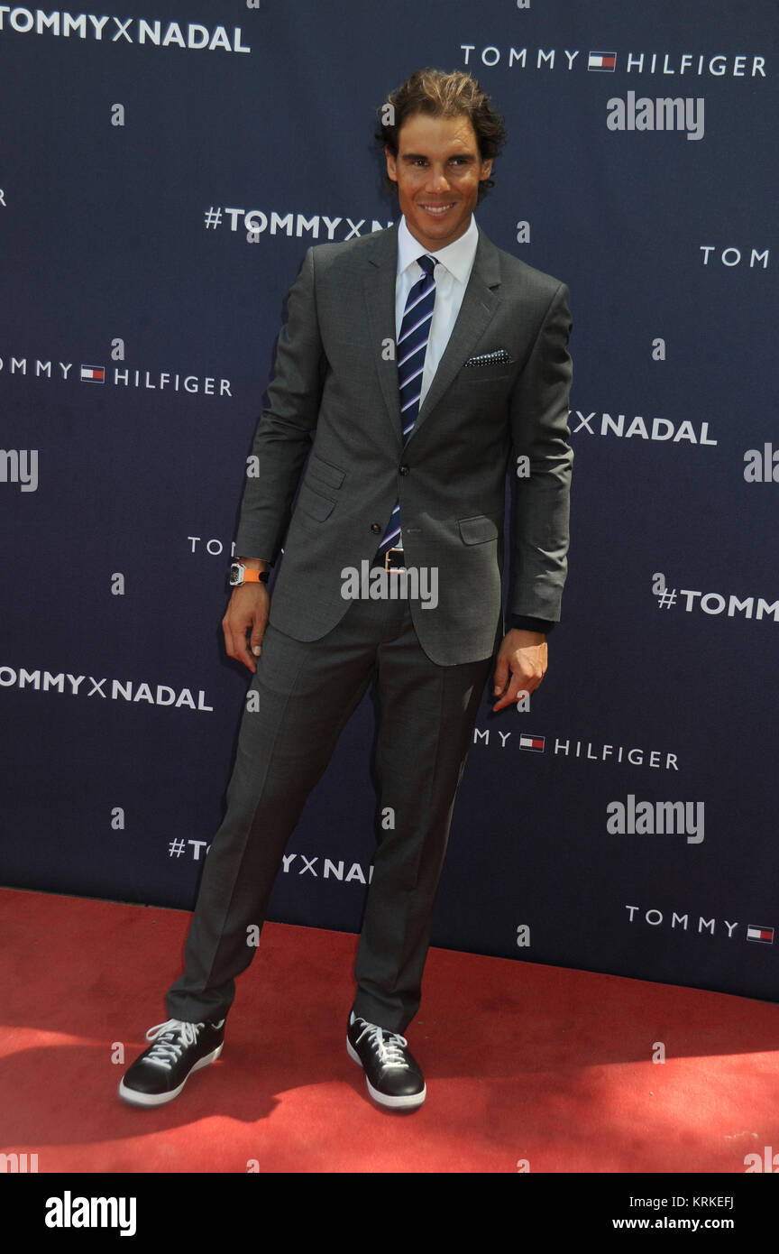 Rafael Nadal Launches Tommy Hilfiger Campaign at Bryant Park