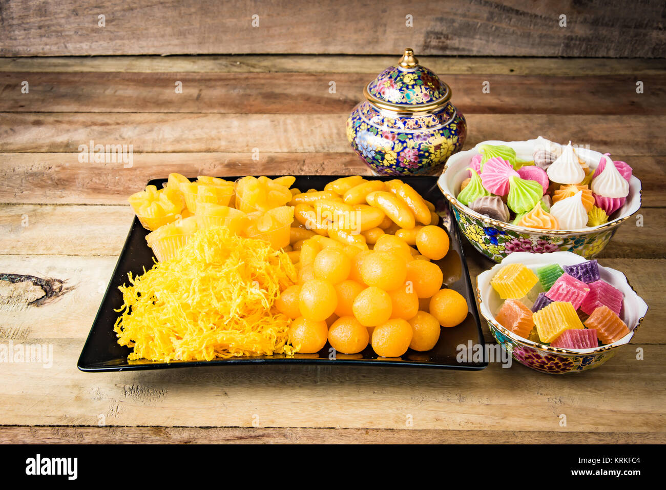 thai dessert, thai sweets Stock Photo - Alamy