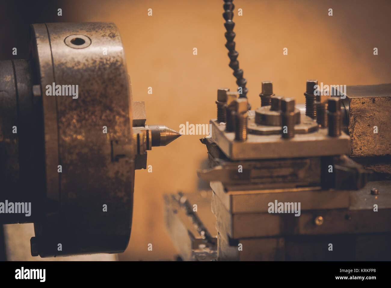 Lathe in Stock Photo Alamy