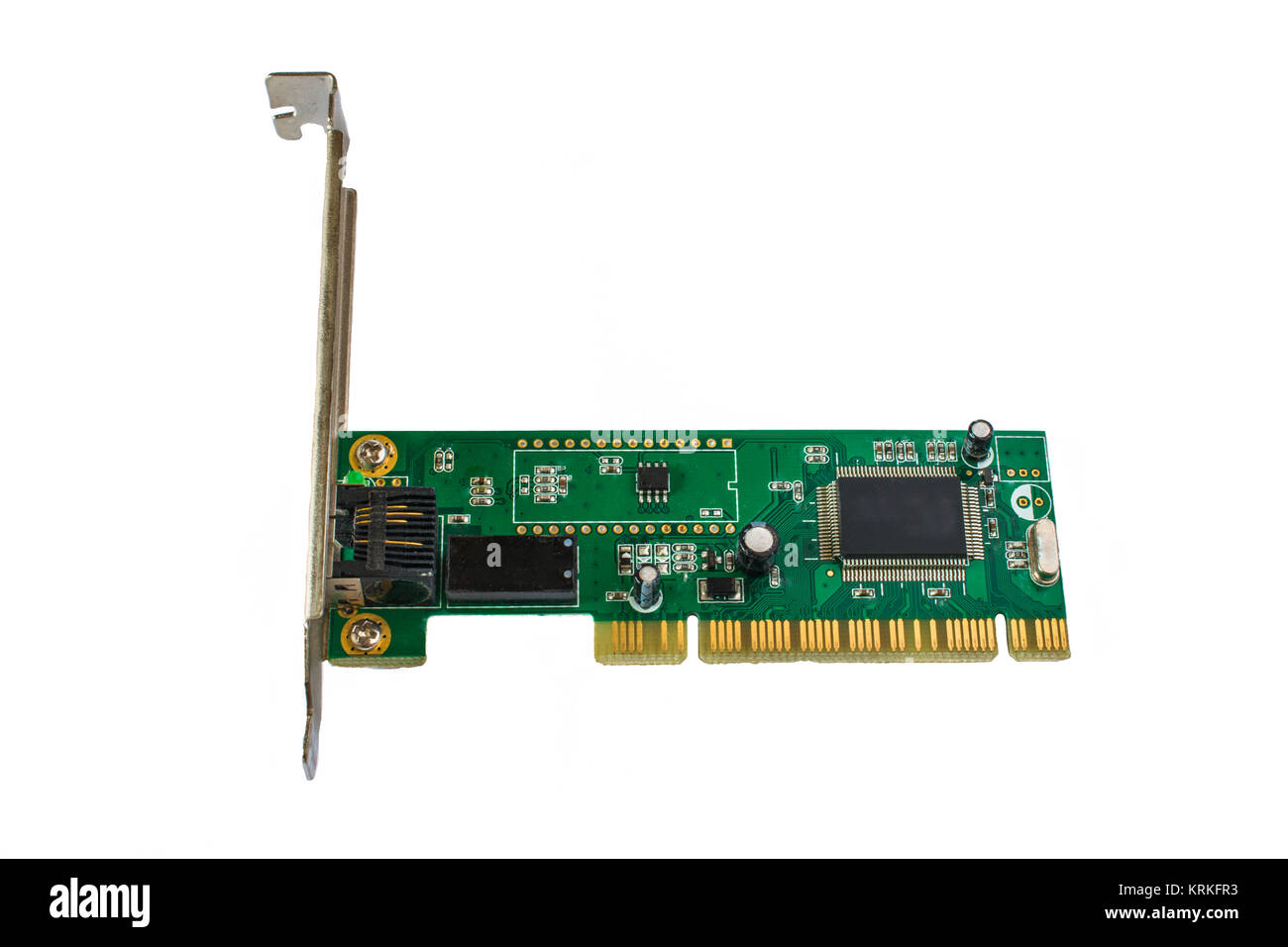 Modem for computer on isolated white background Stock Photo - Alamy
