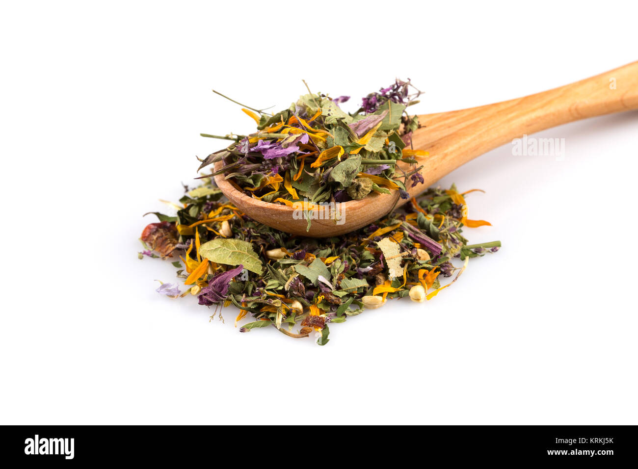 Dried herbal tea leaves Stock Photo Alamy