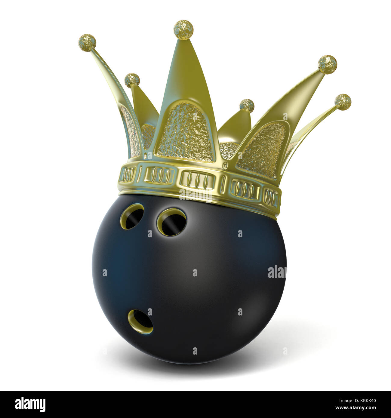 Golden crown on black hi-res stock photography and images - Alamy