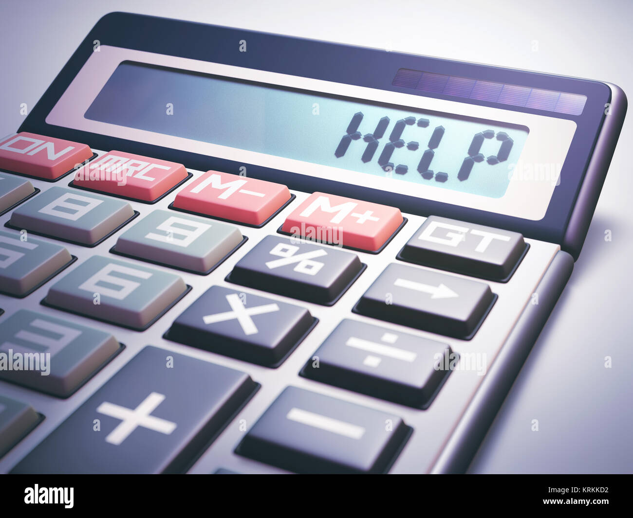 Help Calculation Business Finance Stock Photo