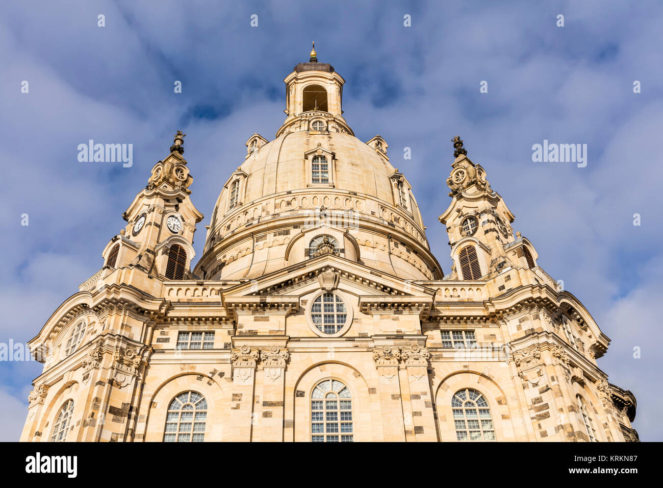 dome of the frauenkirche Stock Photo