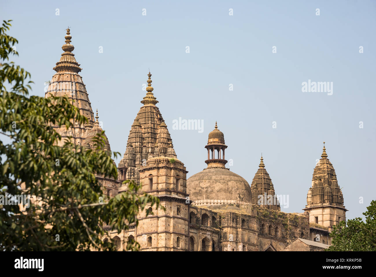 Orchha Palace, Madhya Pradesh. Also spelled Orcha, famous travel ...