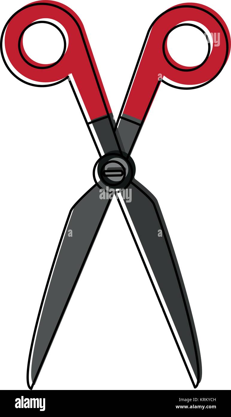 Scissor utensil isolated Stock Vector Image & Art Alamy