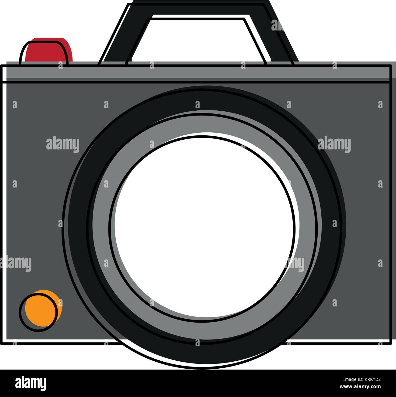 Photographic camera isolated Stock Vector Image & Art - Alamy