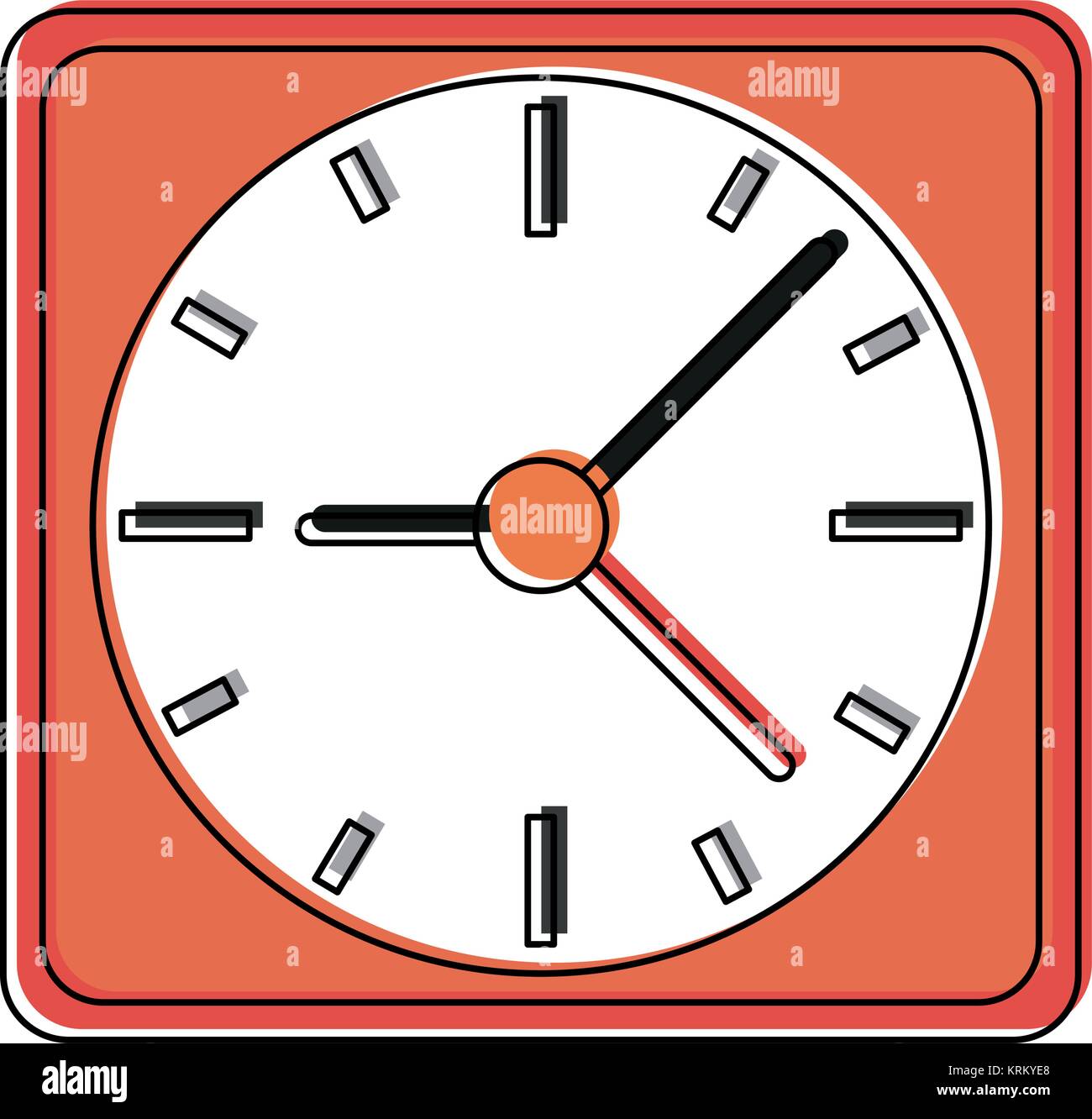 Square Clock Frame Design Clock square frame Stock Vector Image & Art - Alamy