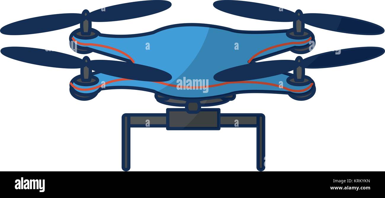 Isolated drone design Stock Vector Image & Art - Alamy