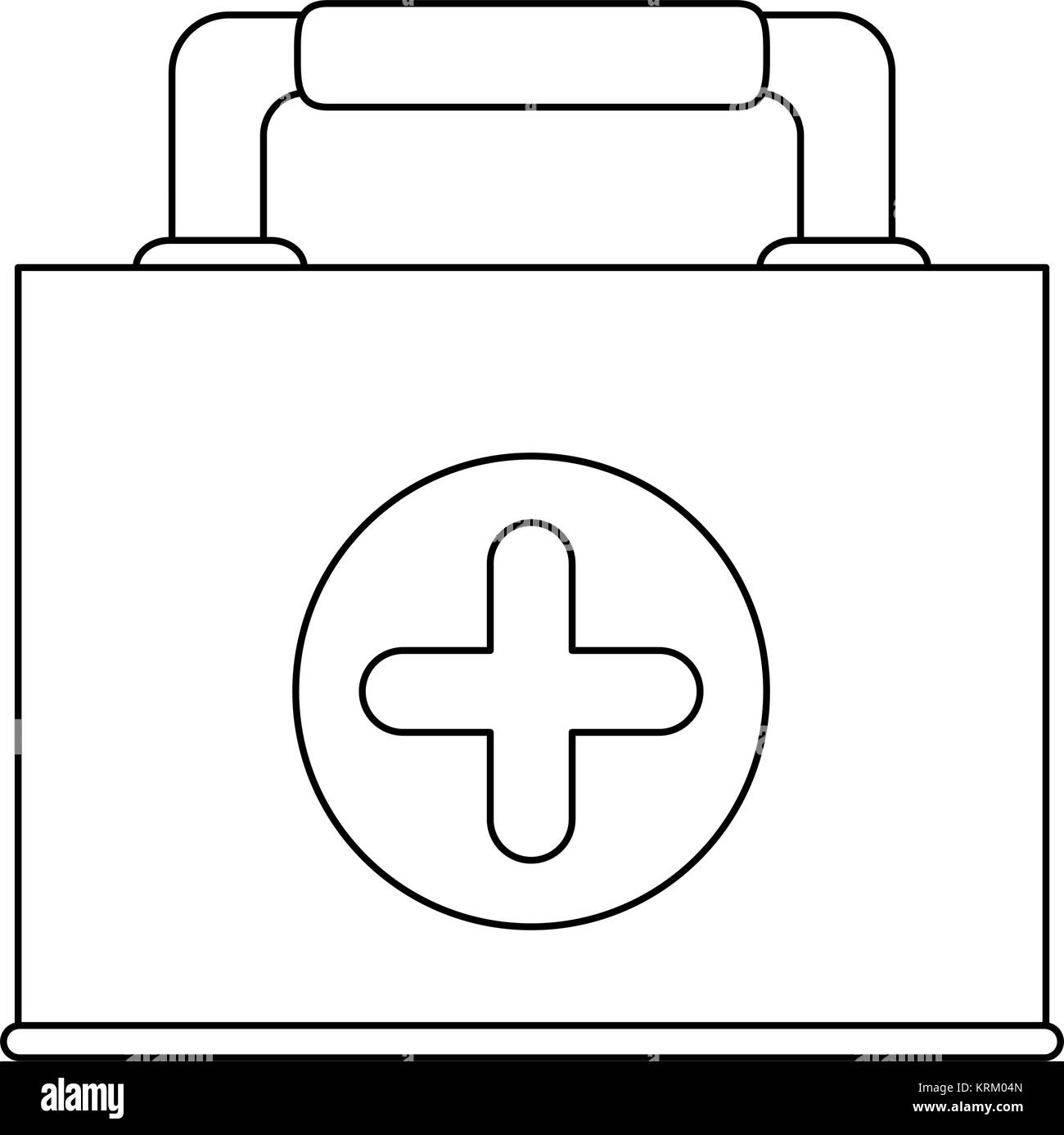 First aid briefcase Black and White Stock Photos & Images - Alamy
