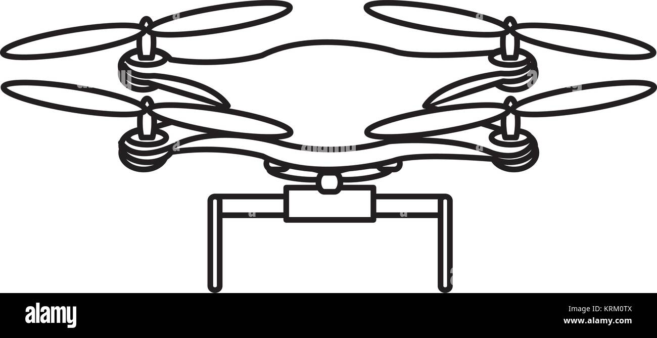 Isolated drone design Stock Vector Image & Art - Alamy