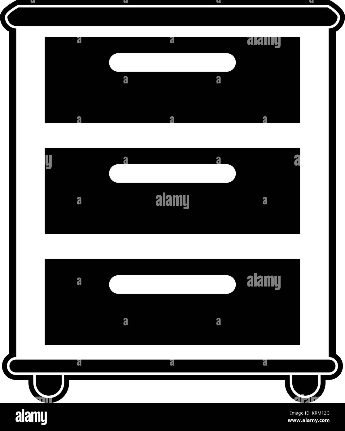 Office file cabinet Stock Vector