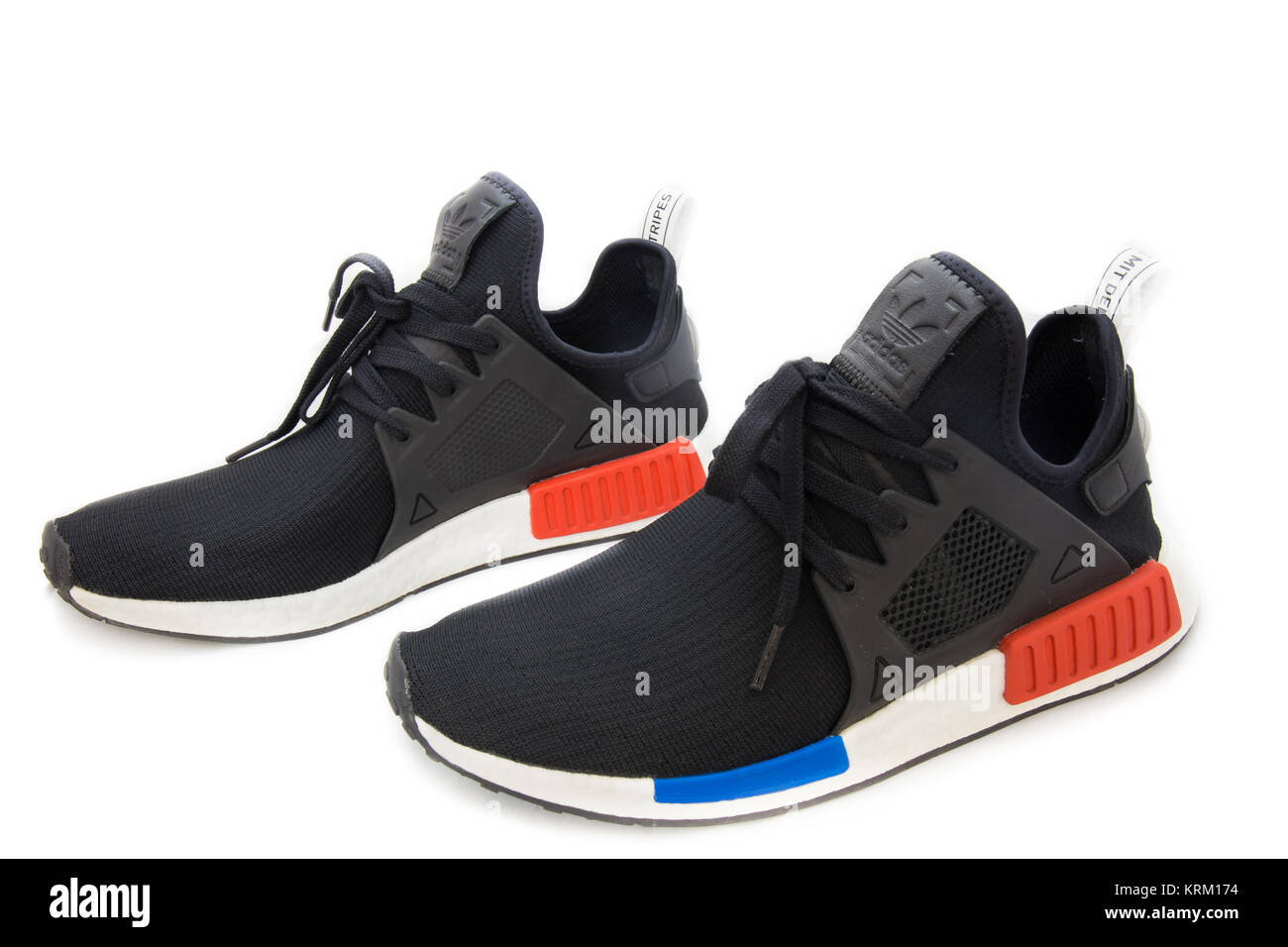 BANGKOK, THAILAND - AUGUST 11, 2017: Adidas NMD XR1 OG shoes isolated on  white background in studio most popular fashion in year 2017, process color  Stock Photo - Alamy