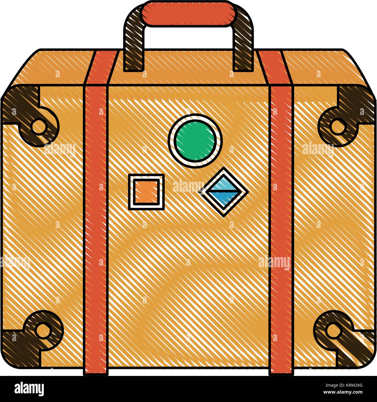 Travel suitcase symbol Stock Vector Image & Art - Alamy