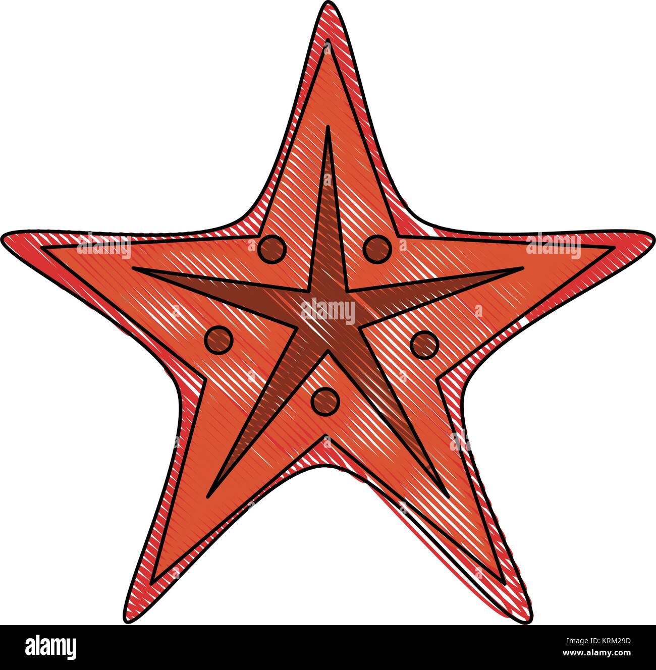 Sea star isolated Stock Vector Image & Art - Alamy