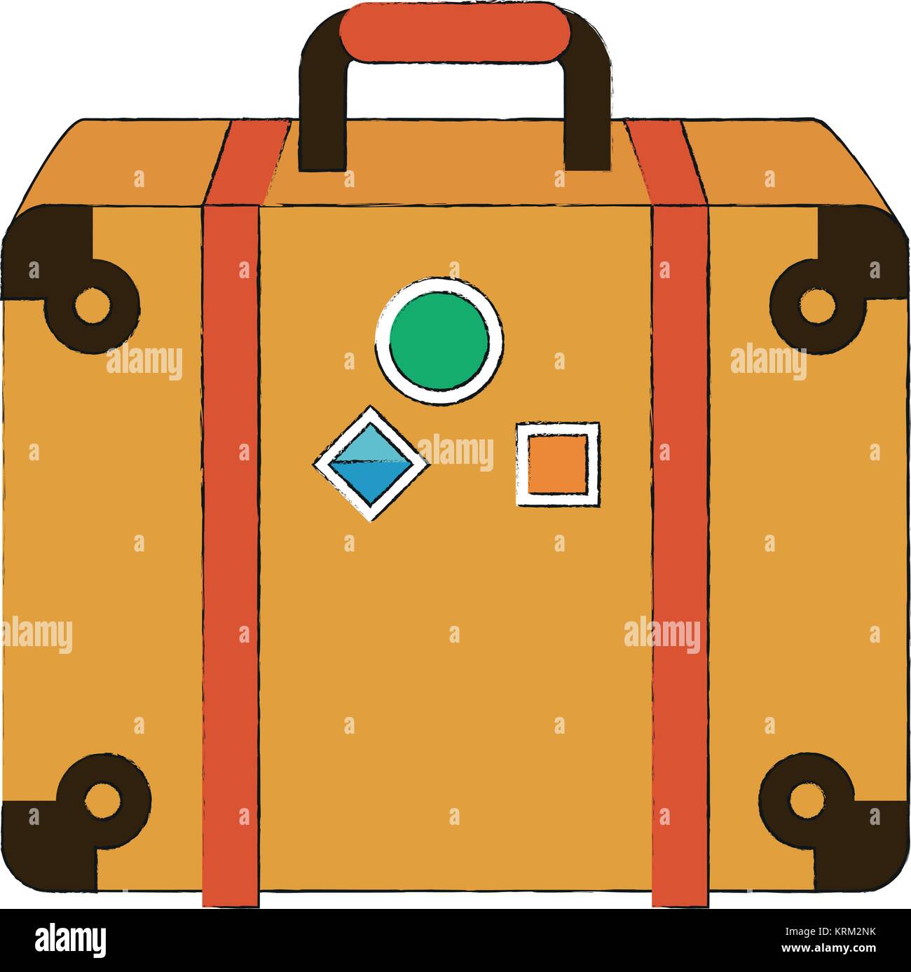 Travel suitcase symbol Stock Vector Image & Art Alamy