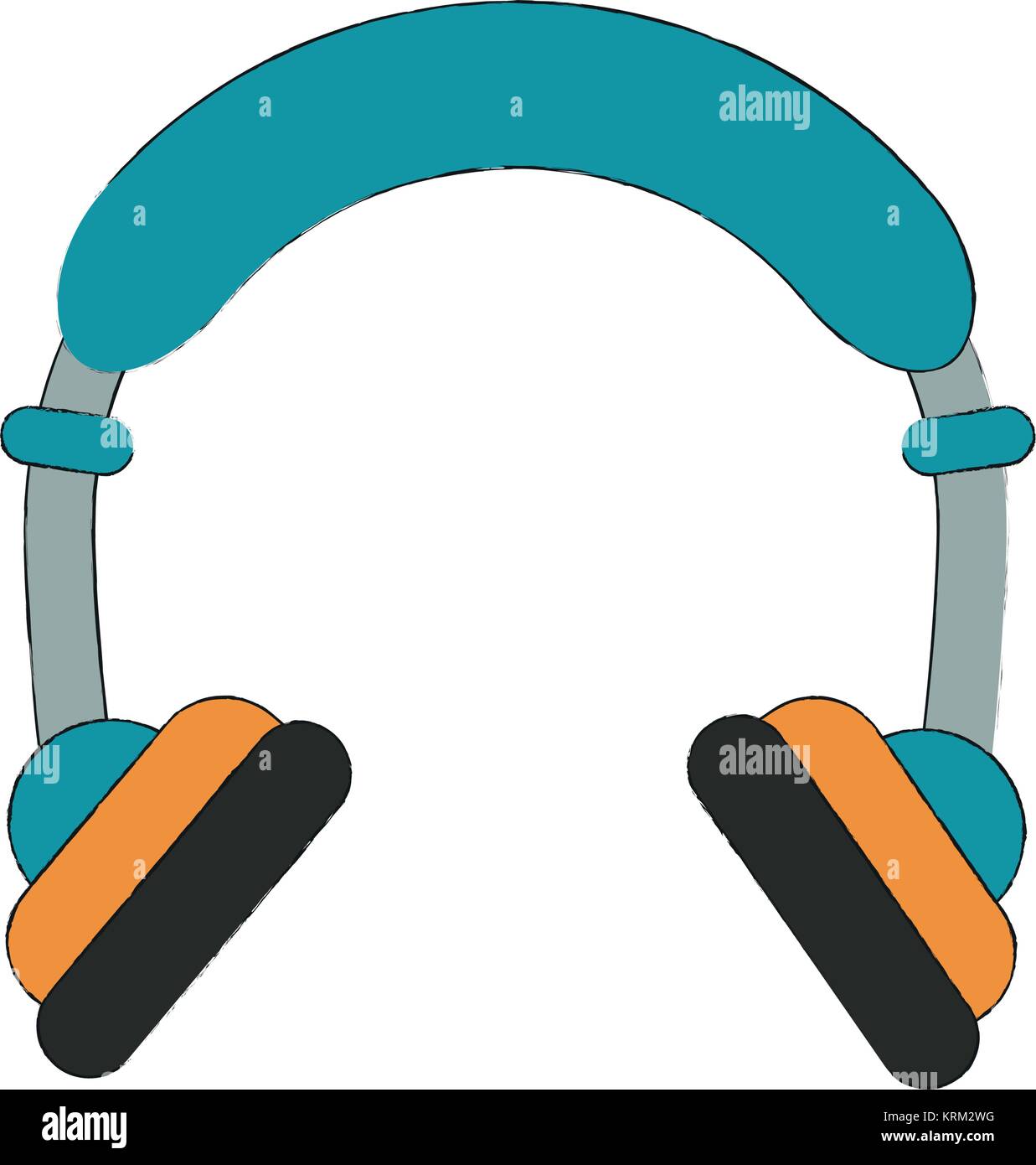 Music headphones device Stock Vector Image & Art - Alamy